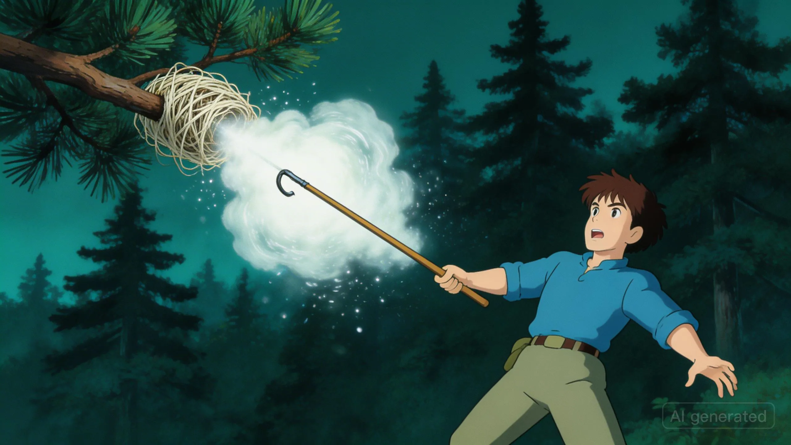 Manipulation risquee d'un nid sans protection adaptee.