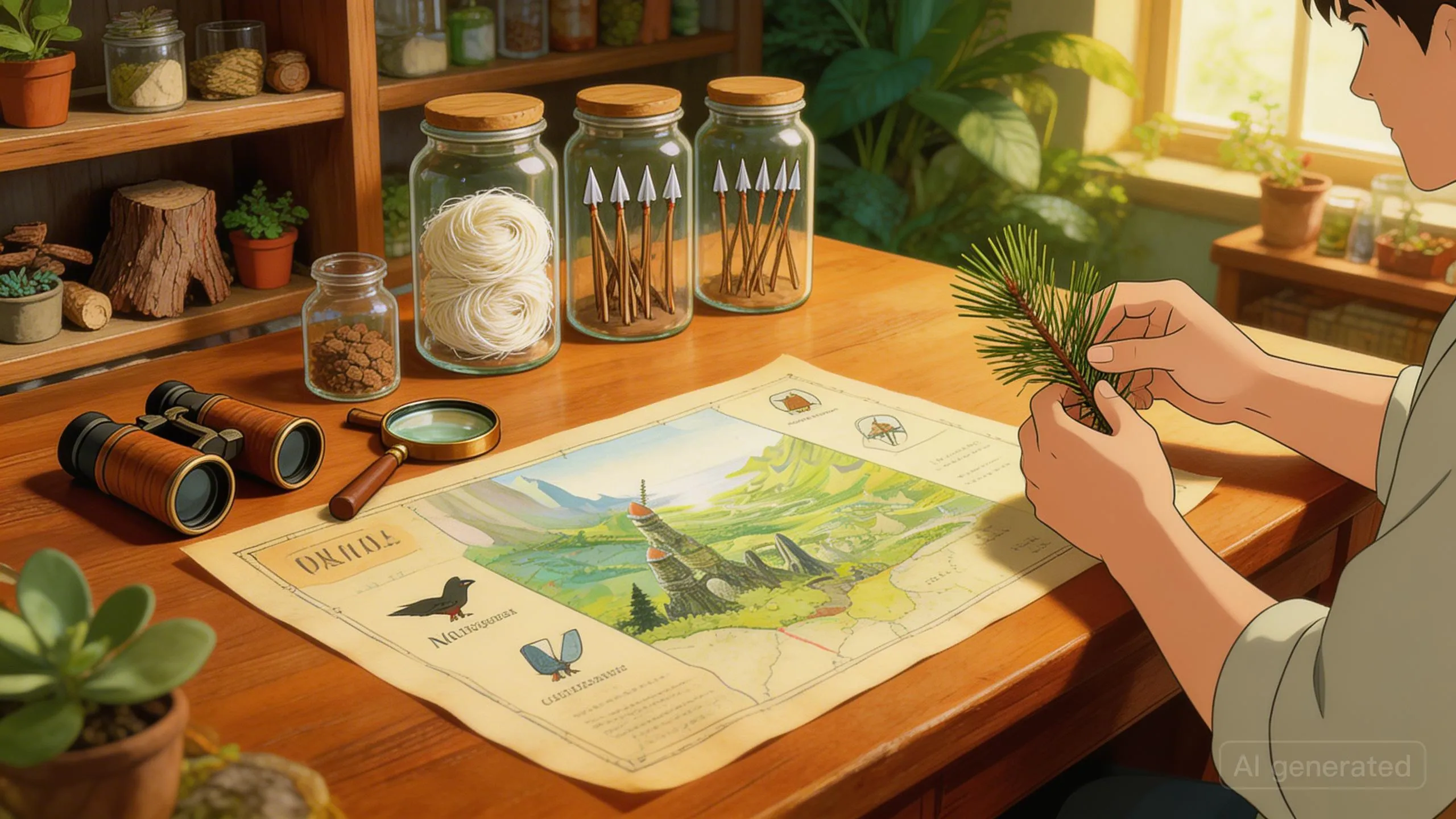 Expert inspectant la canopée d'un pin pour évaluer le risque processionnaire.